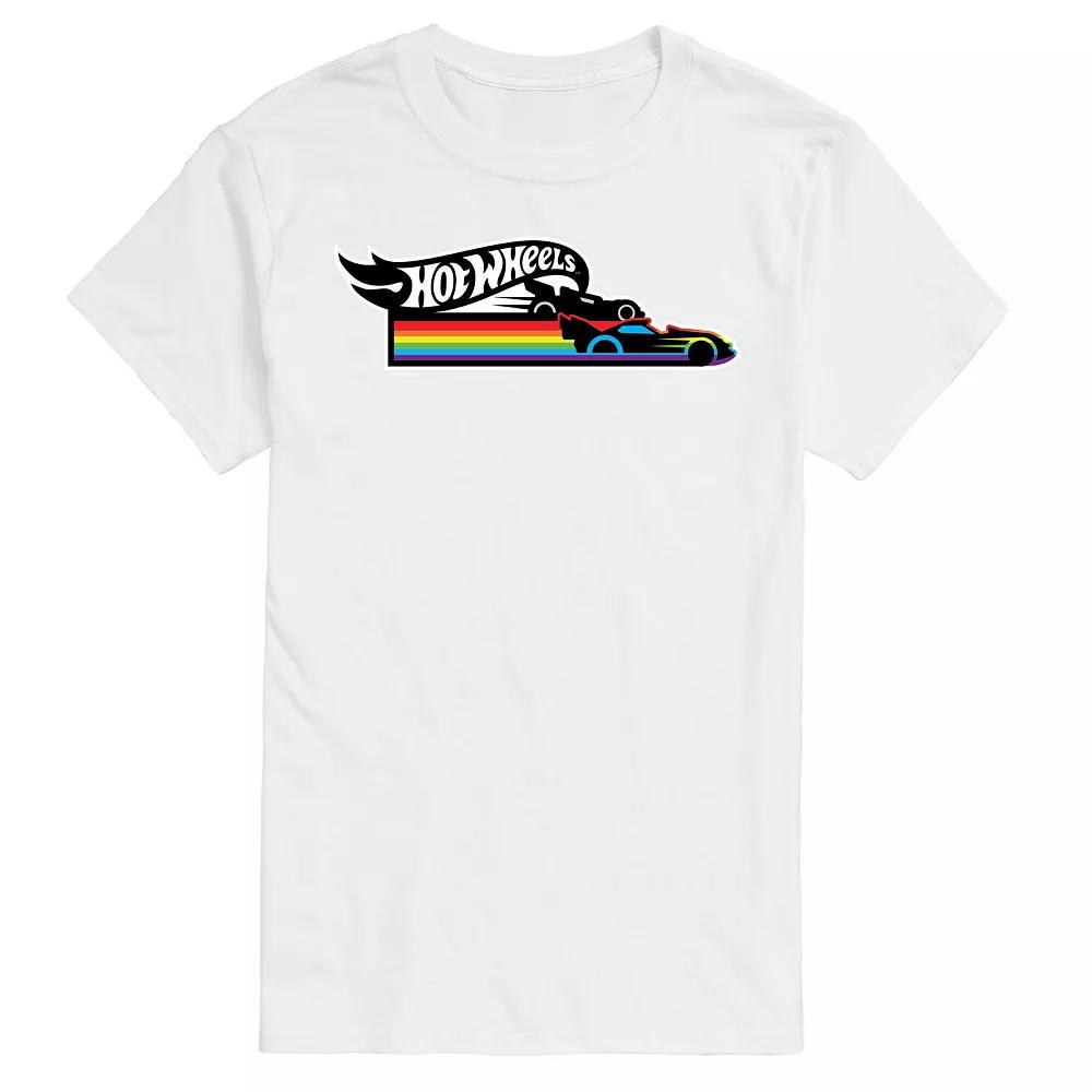 Big & Tall Hot Wheels Pride Flame Logo Graphic Tee, Men's,  Product Image