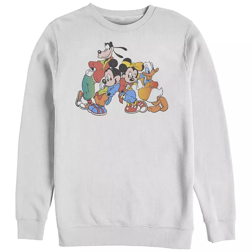 Men's Disney's Mickey And Friends 90s Style Sweatshirt,  Product Image