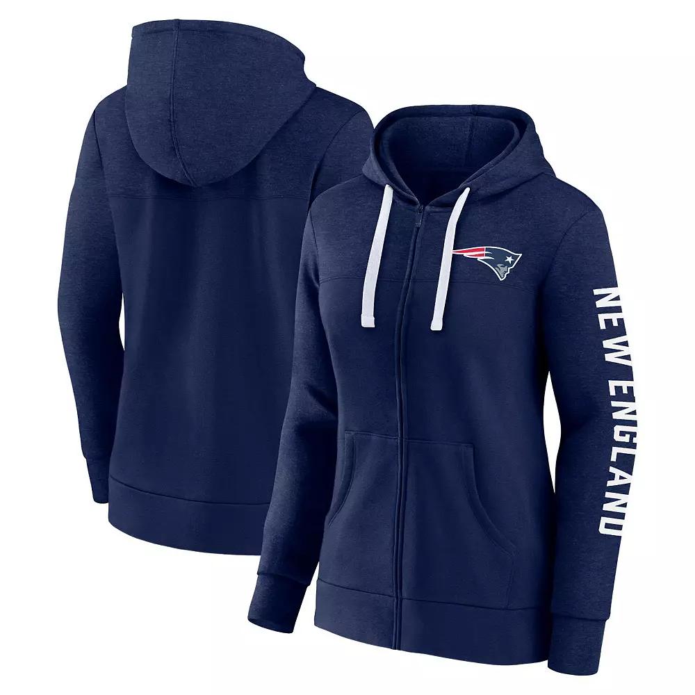 Women's Fanatics Branded Heather Navy New England Patriots Plus  Product Image