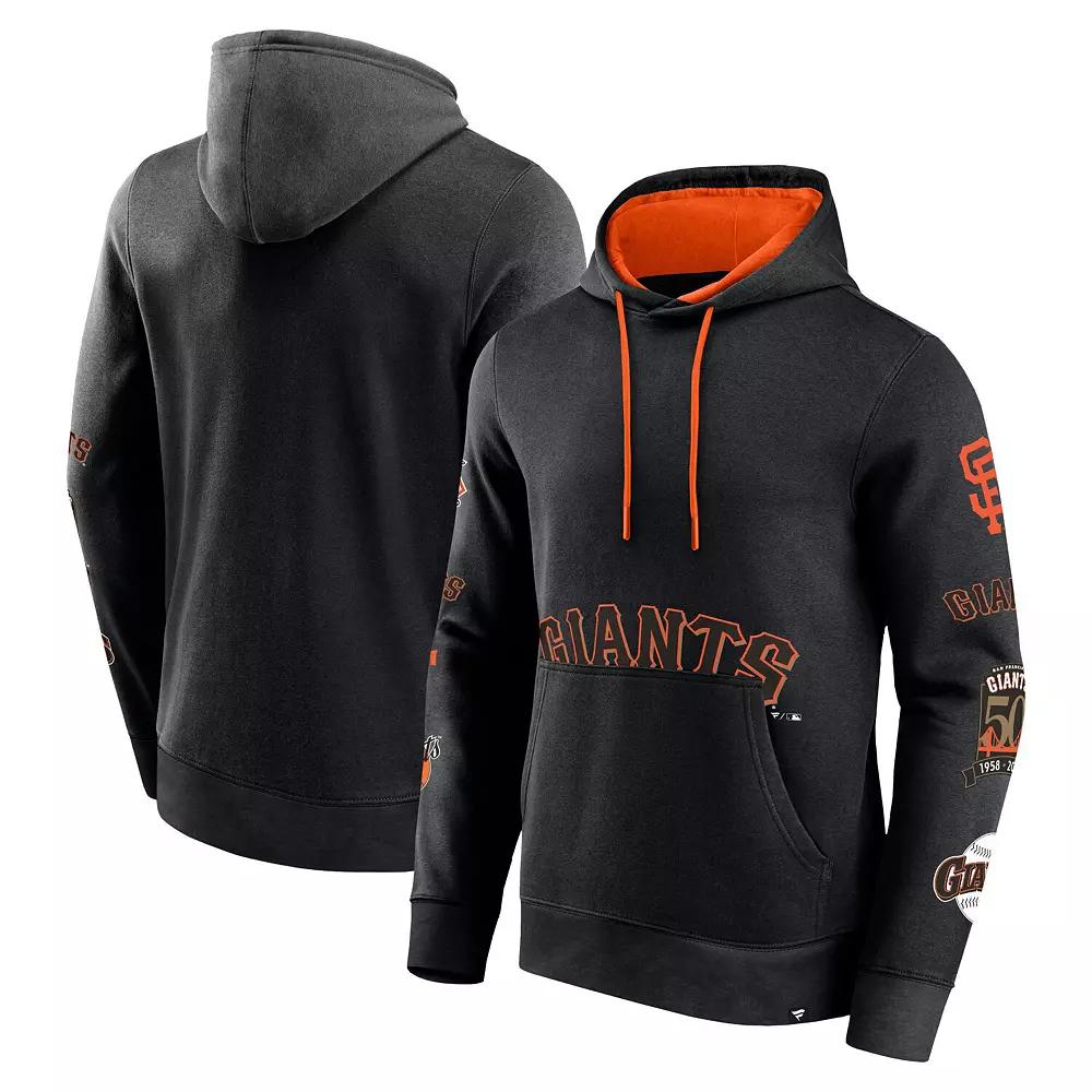 Men's Fanatics Branded Black San Francisco Giants Wild Winner Pullover Hoodie,  Product Image