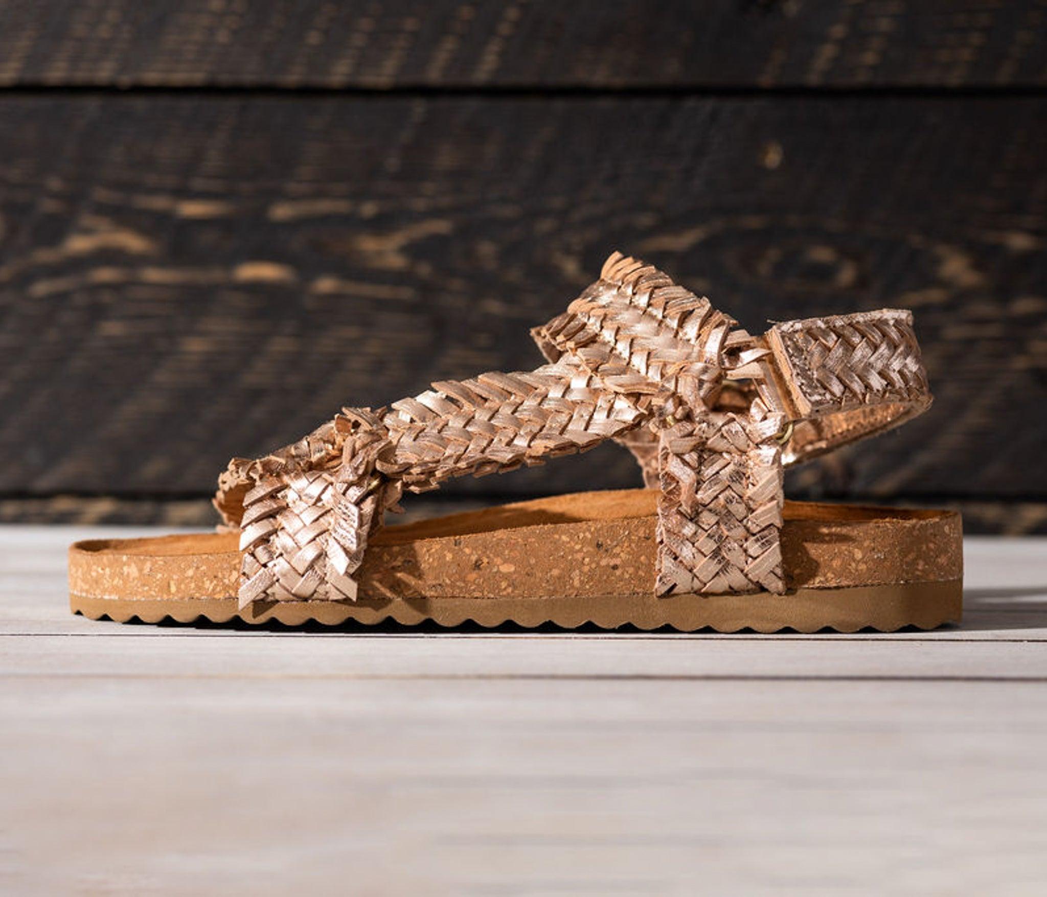River Dance Woven Sandal in Champagne (Online Exclusive) Product Image