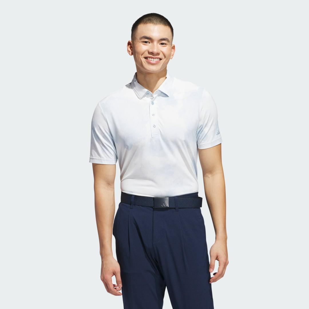 adidas Ultimate365 Printed Cool Feeling Tour Polo Shirt Collegiate Navy XL Mens Product Image