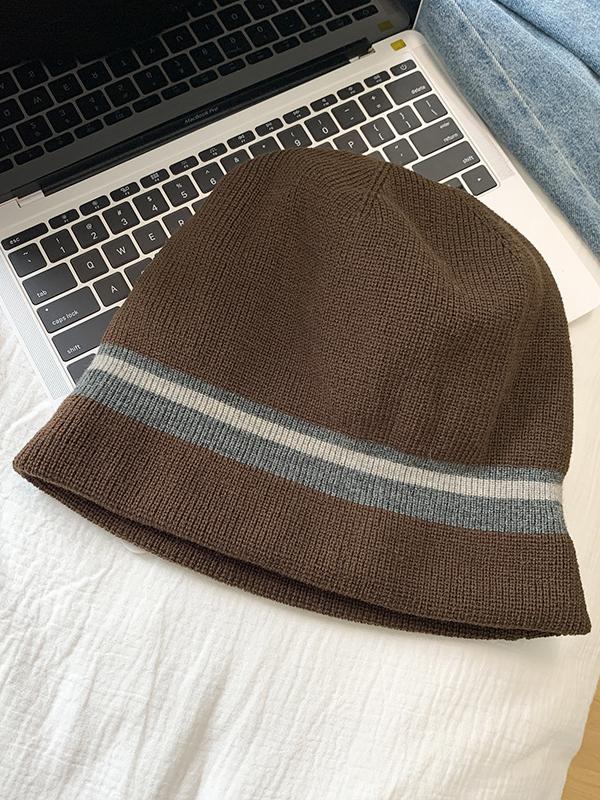 Striped Knitted Hats Product Image
