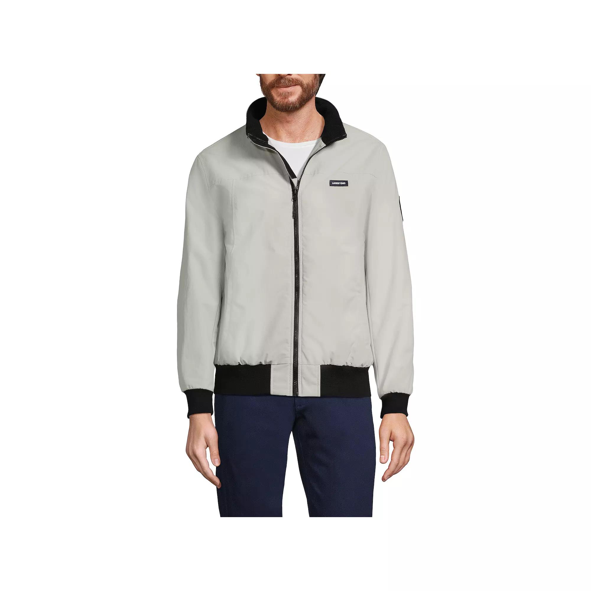 Men's Lands' End Classic Squall Bomber Jacket,  Product Image