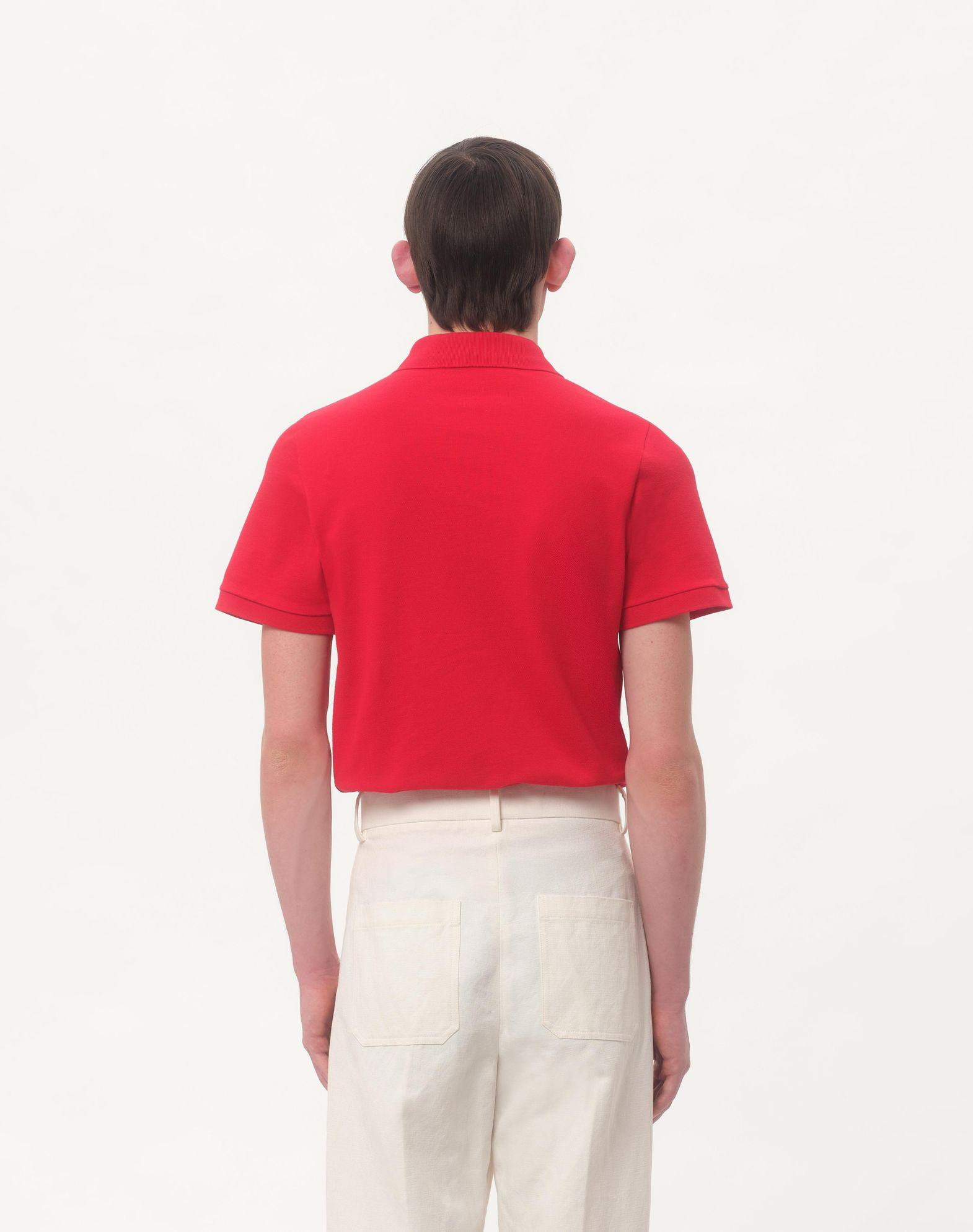 Cotton Piqué Polo Shirt With Vlogo Embroidery Product Image