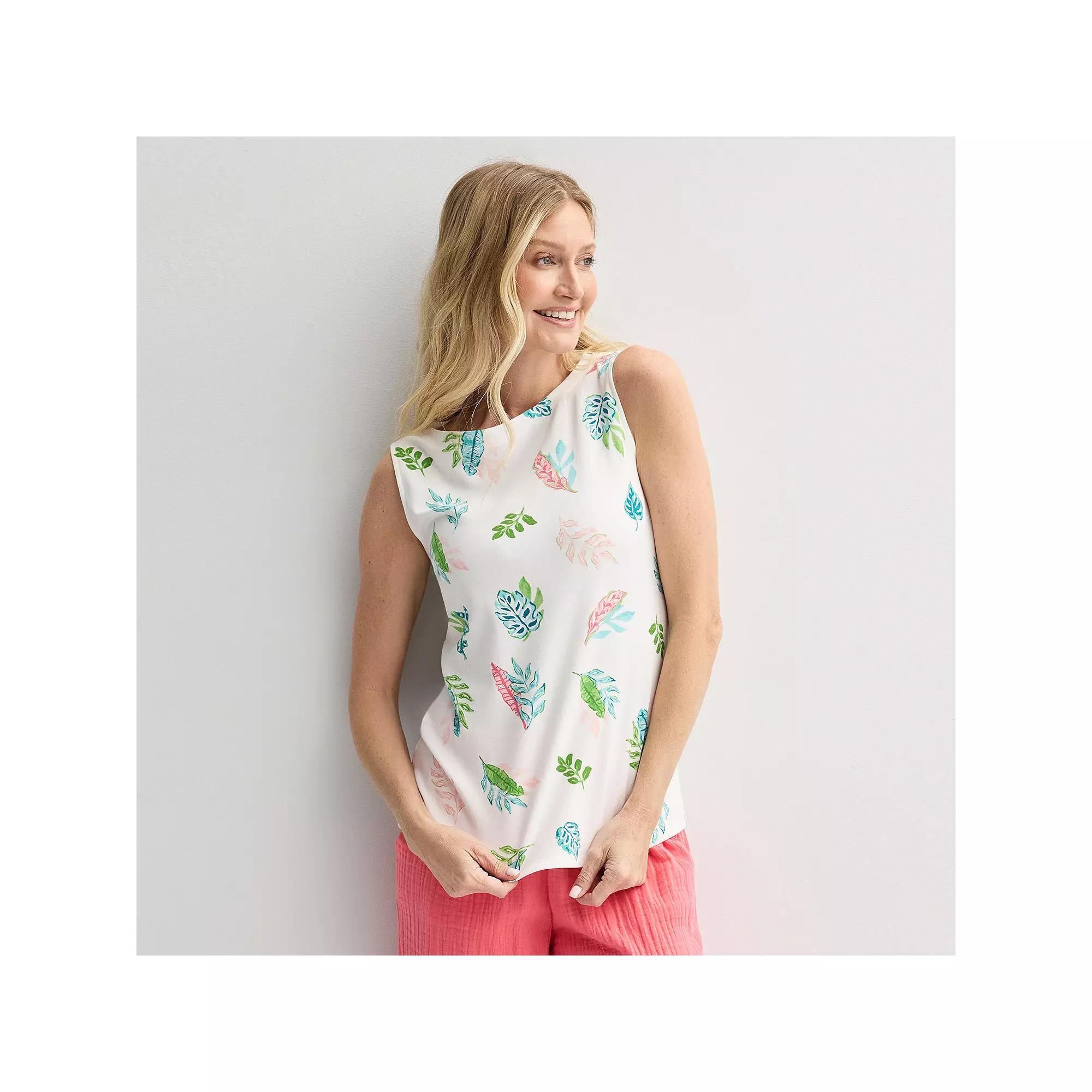 Women's Croft & Barrow® Bateau Tank Top,  Product Image