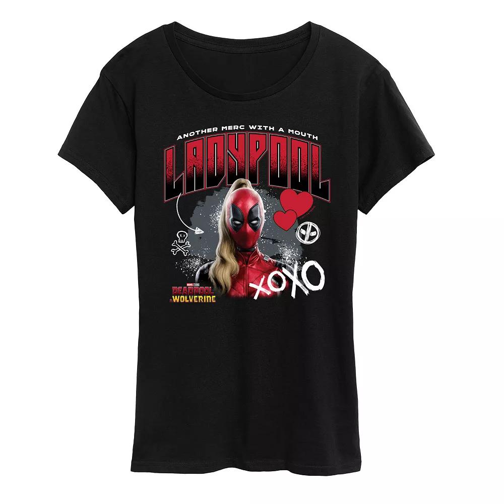 Women's Marvel Deadpool & Wolverine Ladypool Graphic Tee,  Product Image