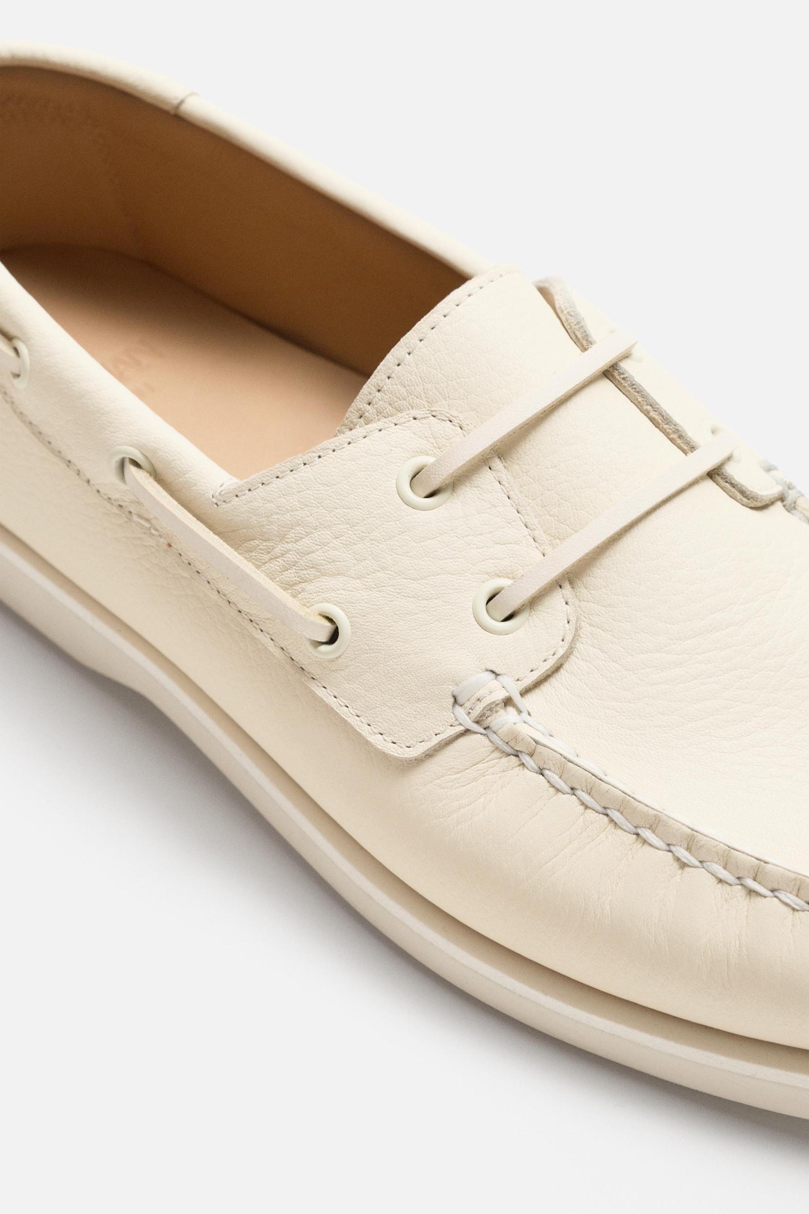 LIMITED EDITION LEATHER BOAT SHOES Product Image