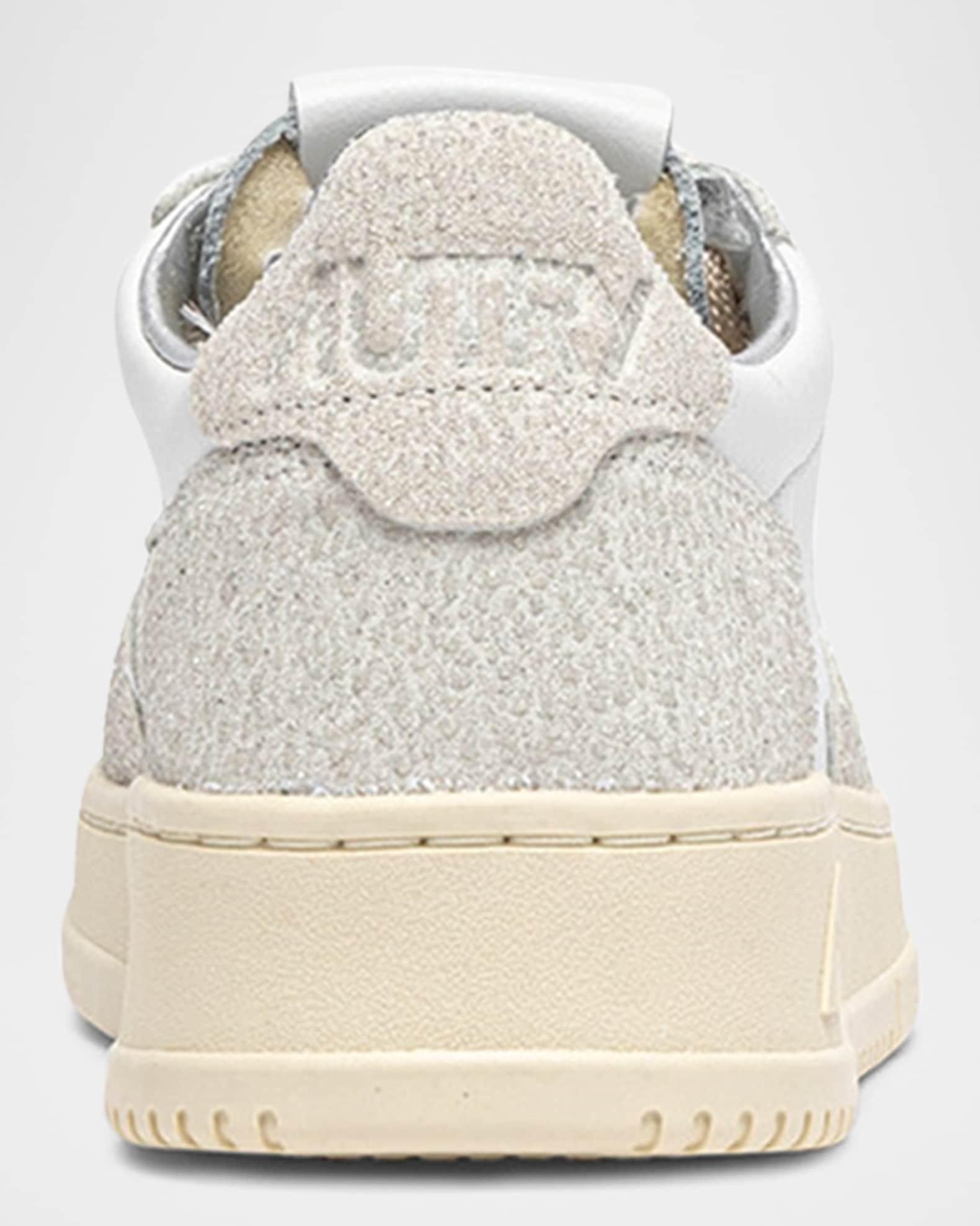 Medalist Mixed Leather Low-Top Sneakers Product Image