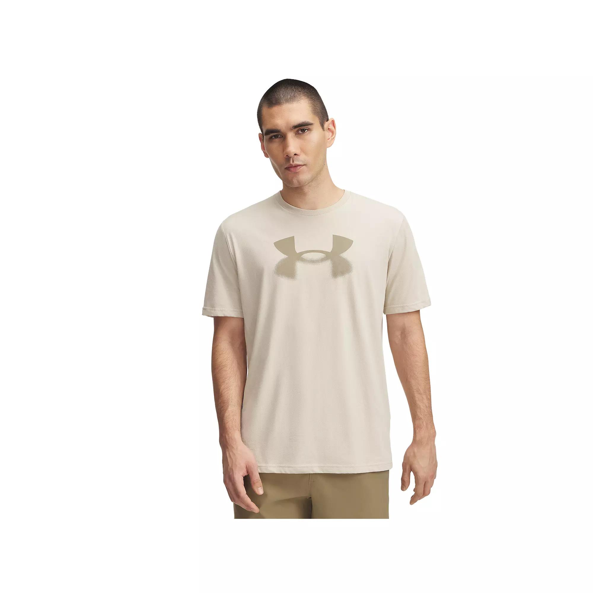 Men's Under Armour Reflective Big Logo Short Sleeve Tee, Size: XL, Green Product Image