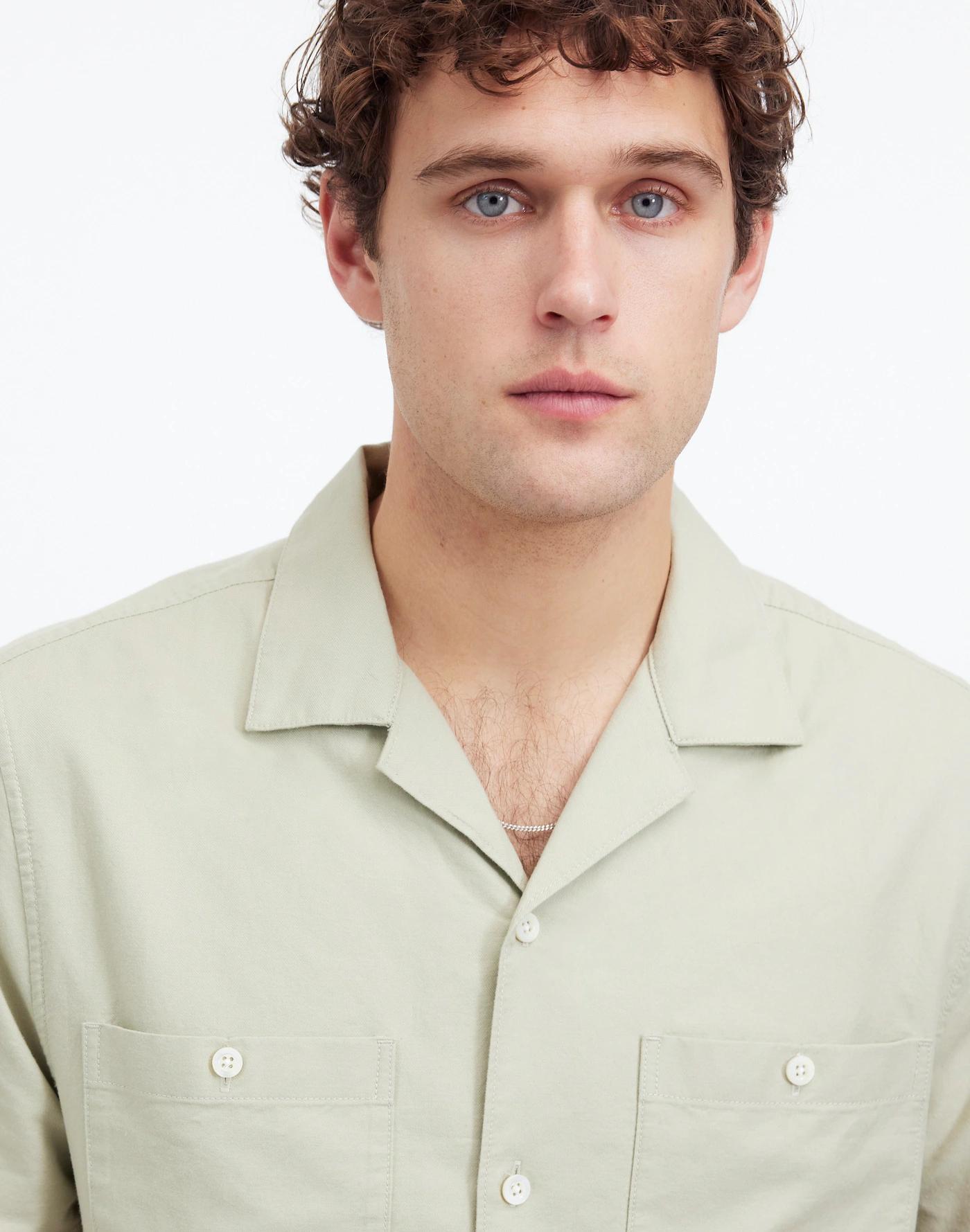 Camp Collar Short-Sleeve Shirt in Everyday Twill Product Image