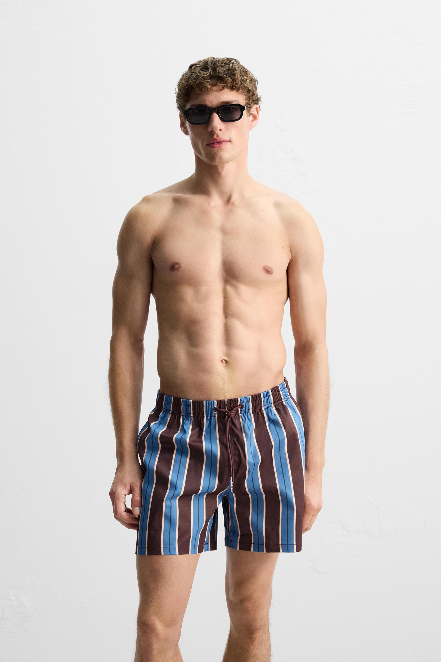 REGULAR STRIPE SWIMSUIT Product Image