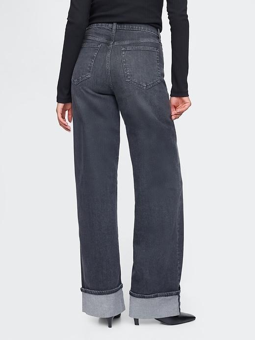 High Rise Stride Wide-Leg Jeans Product Image