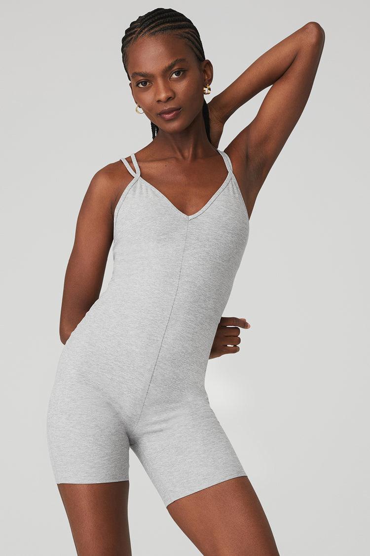 Alosoft Suns Out Onesie - Athletic Heather Grey Product Image