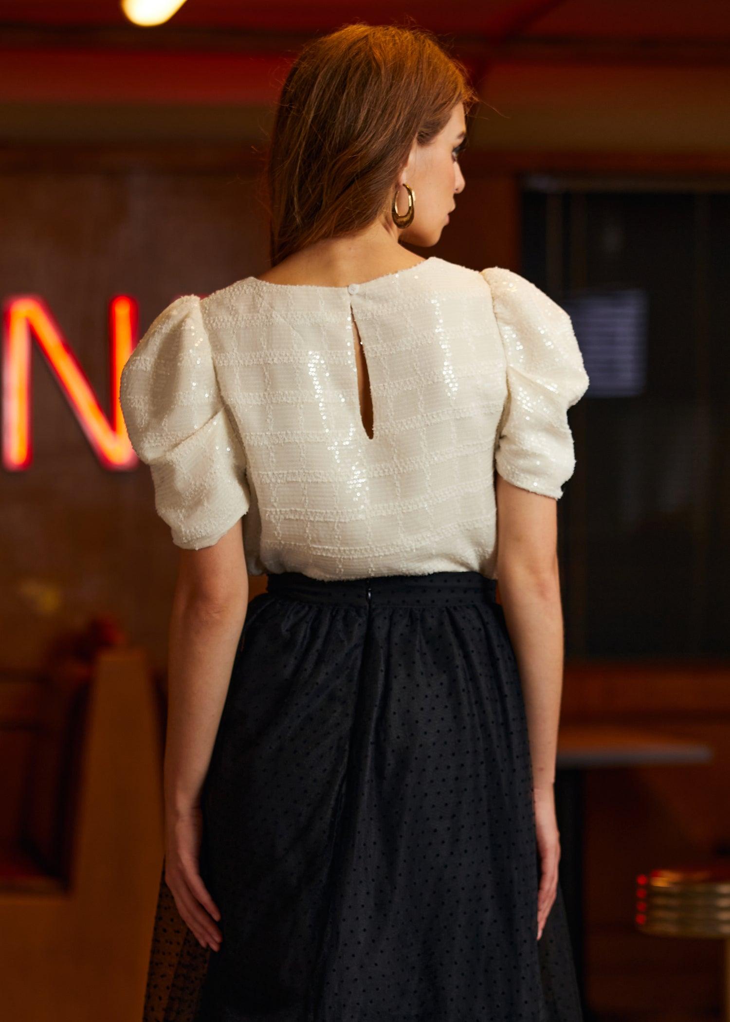 Festive Frolic Bubble Sleeve Crew Product Image