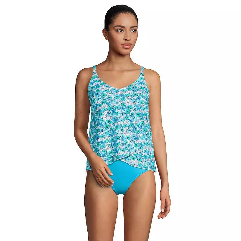 Womens Lands End DDD-Cup Chlorine Resistant Tulip Hem Tankini Swim Top Product Image