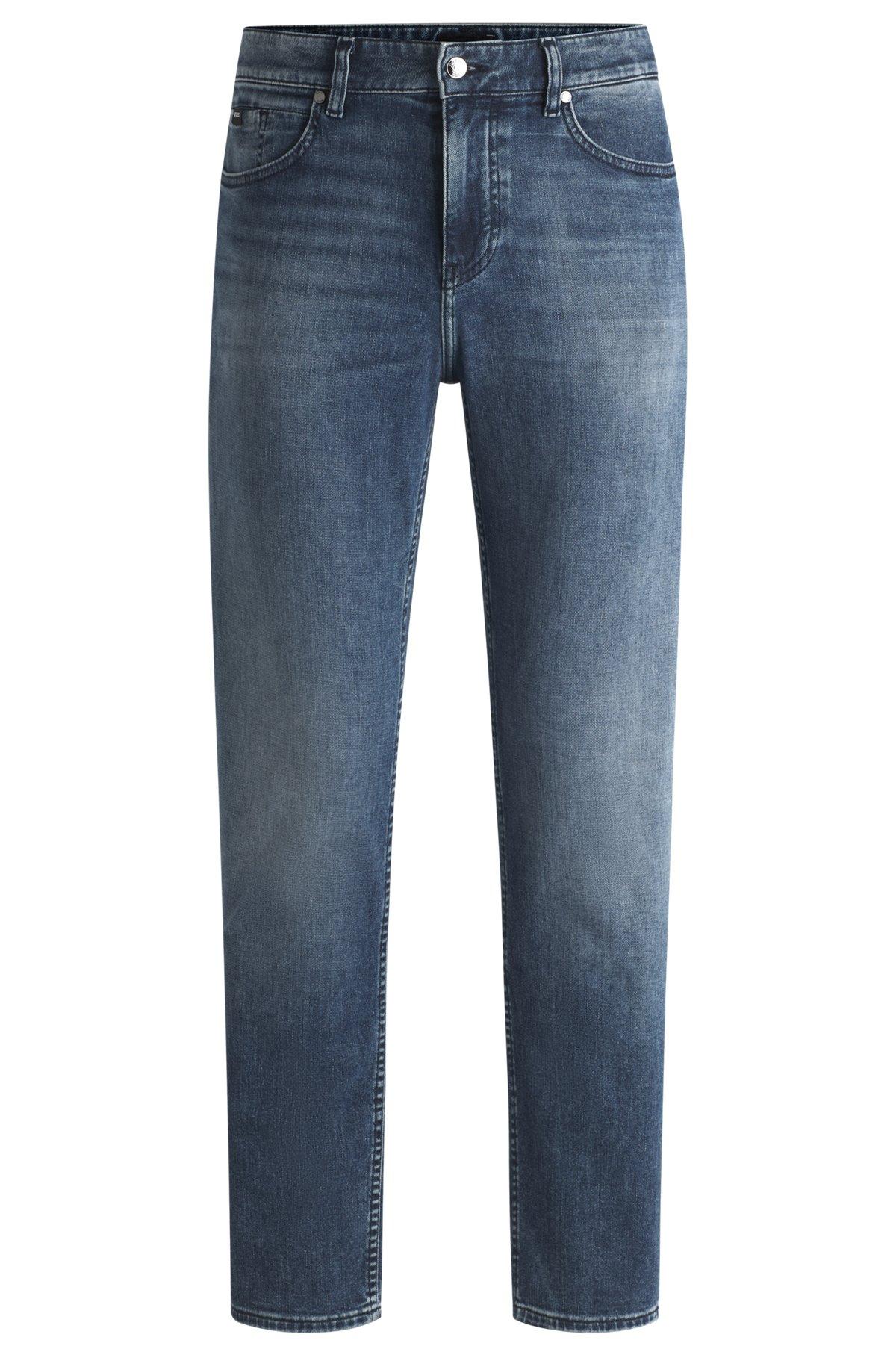 Maine regular-fit jeans in super-soft blue denim Product Image