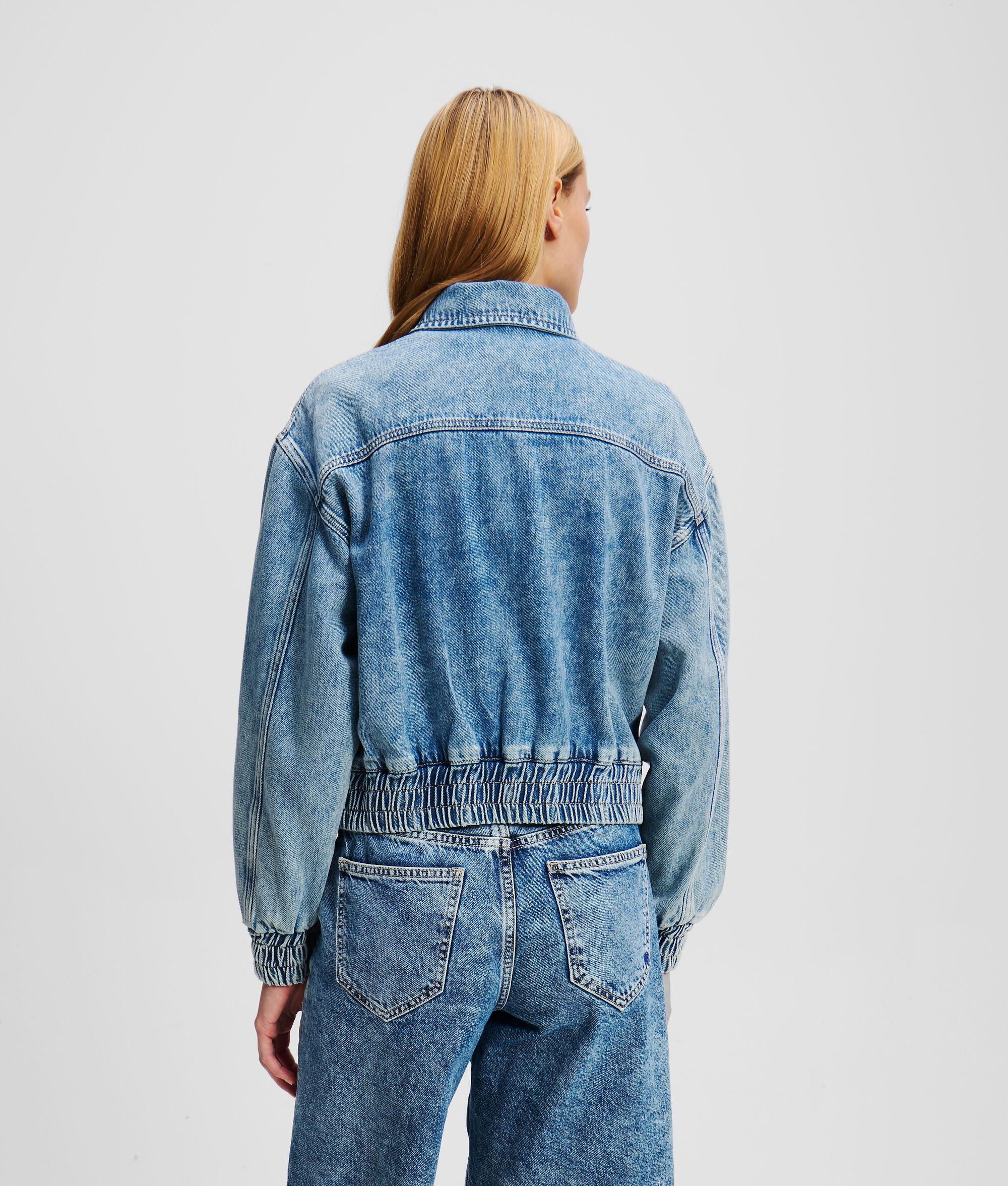DENIM BOMBER JACKET  Product Image