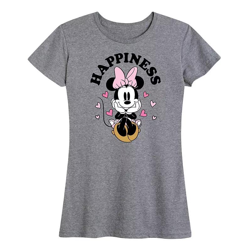 Disney's Minnie Mouse Women's Happiness Graphic Tee,  Product Image