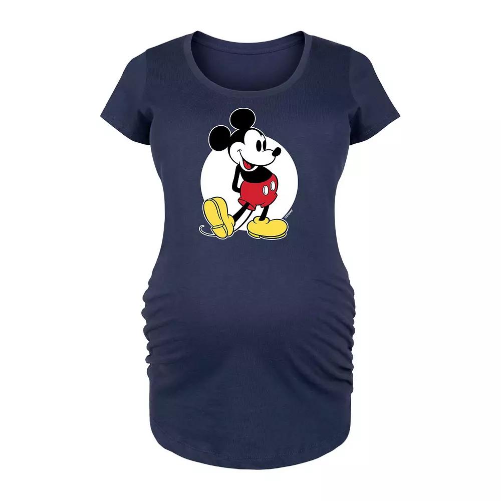 Disney's Mickey Mouse Maternity Classic Graphic Tee, Women's,  Product Image