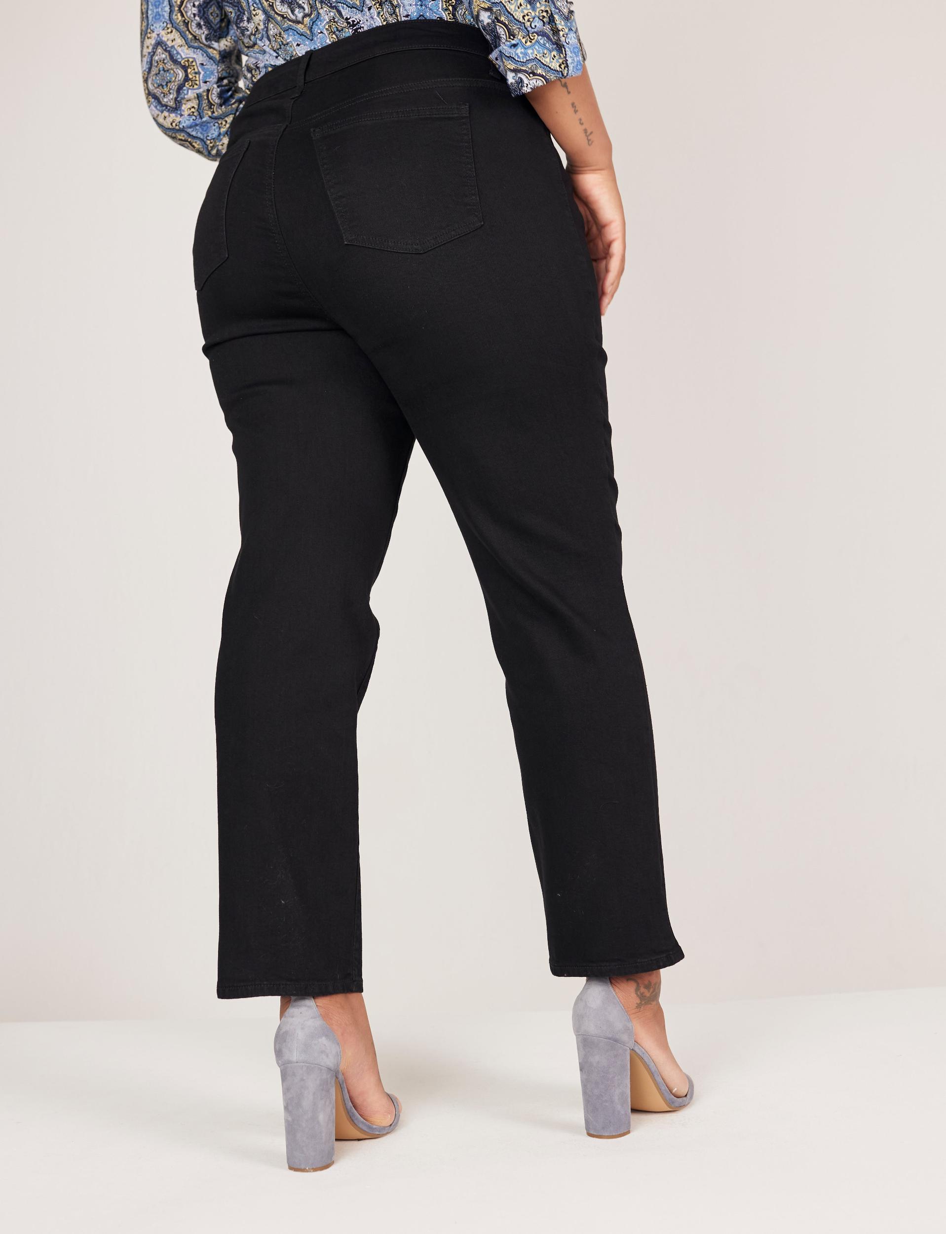 Westport Signature Black Straight Leg Jeans - Plus Female Product Image