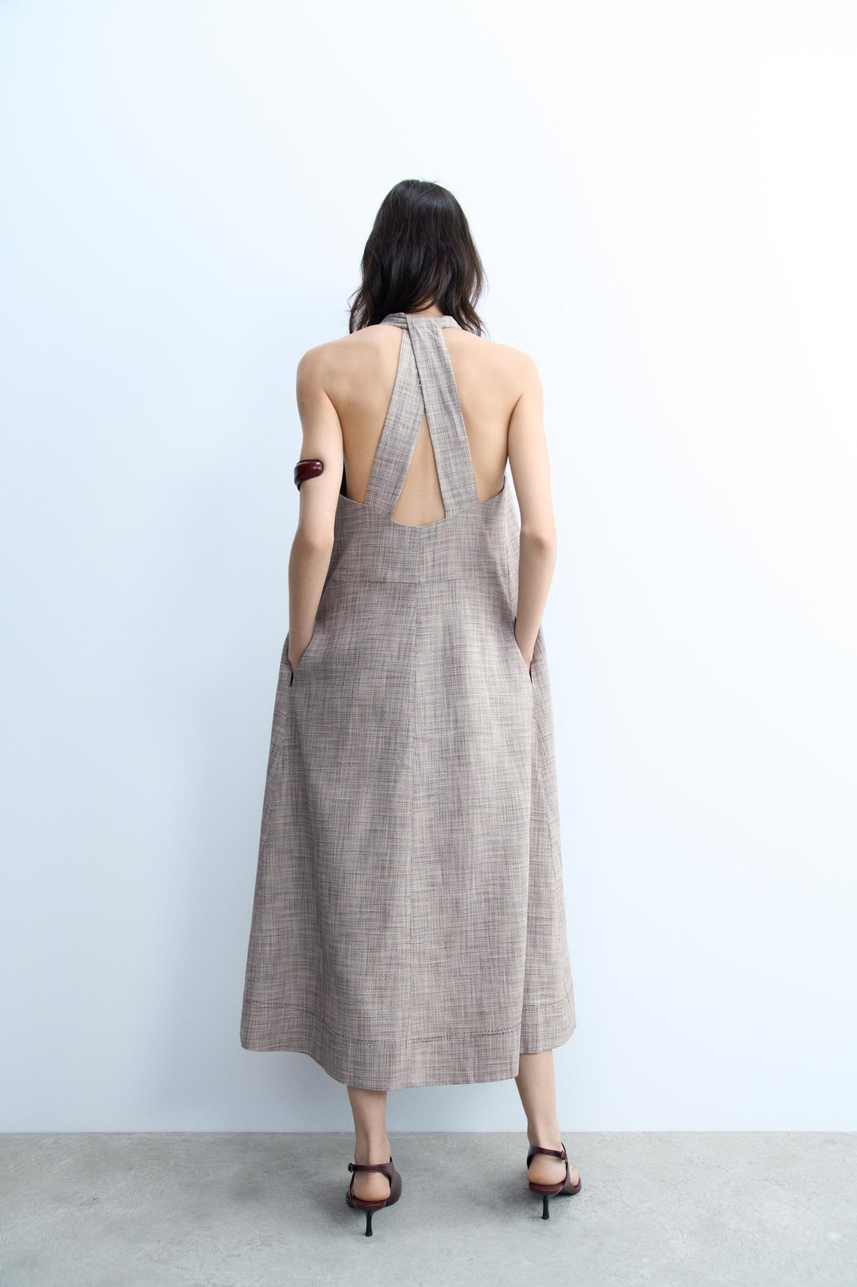 ZW COLLECTION HALTER MIDI DRESS Product Image