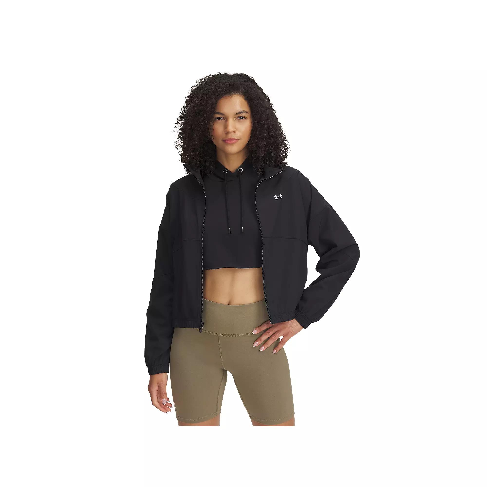 Women's Under Armour Rival Woven Jacket,  Product Image