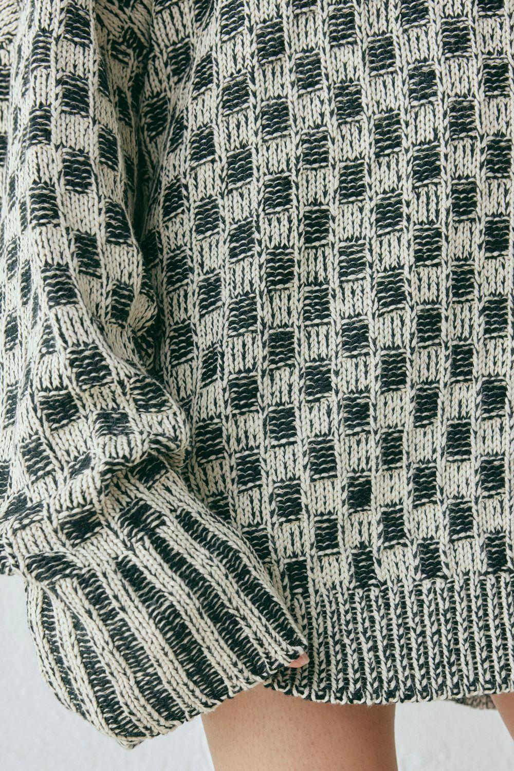 Sam Knit Jumper Check Product Image