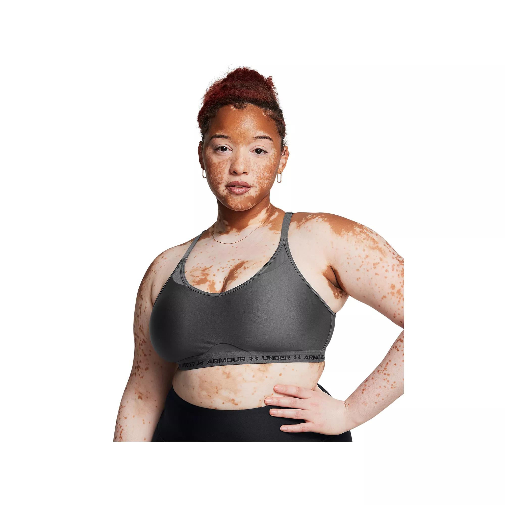 Women's Under Armour Crossback Low-Impact Sports Bra, Size: Large, Castlerock Product Image