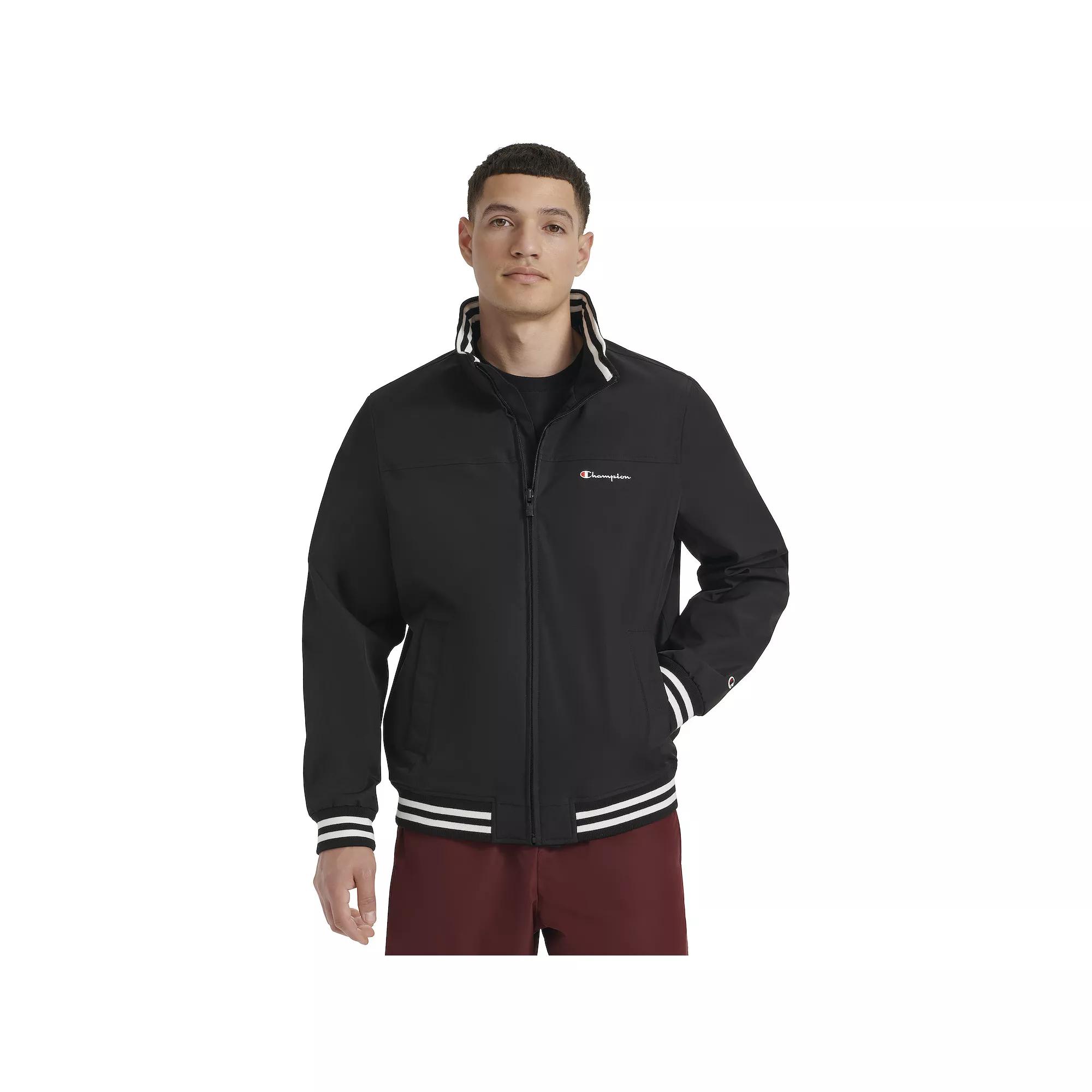 Men's Champion Performance Bomber Jacket, Size: XXL, Black Product Image