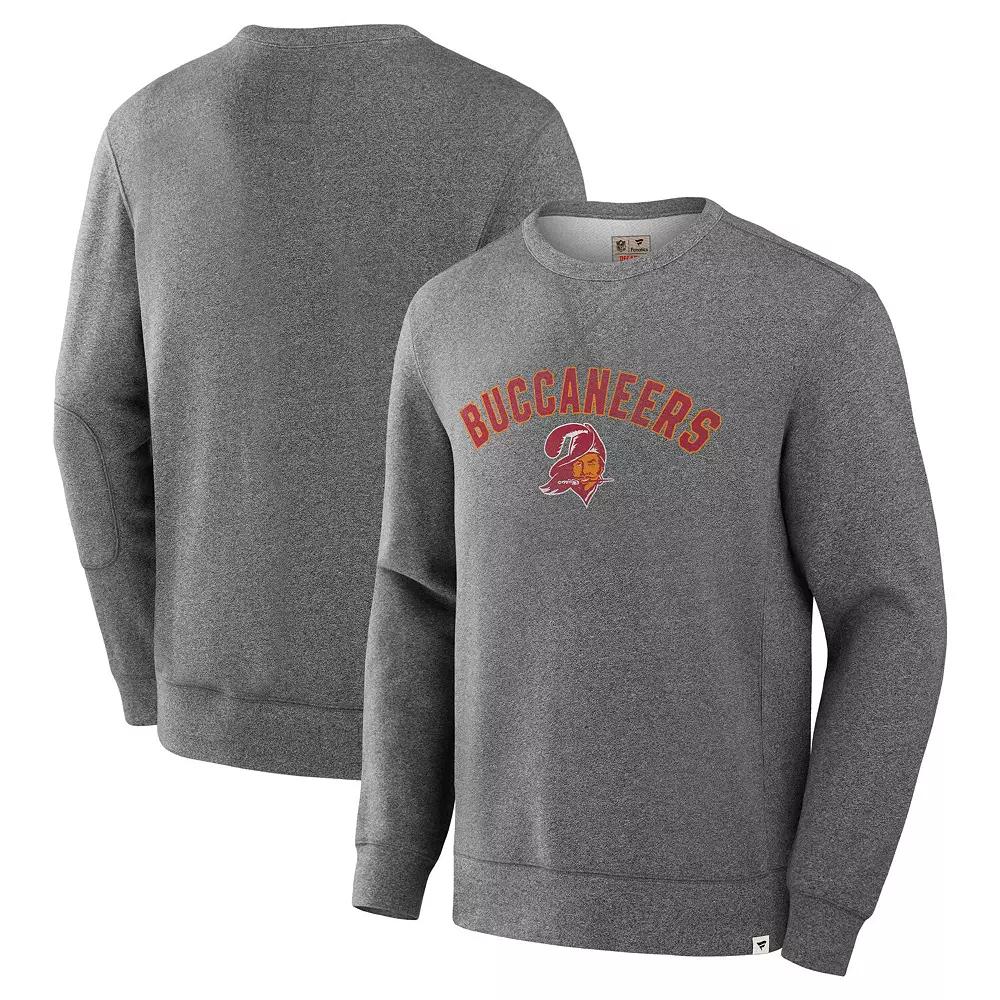 Men's Fanatics Heather Gray Dallas Cowboys Loop Terry Pullover Sweatshirt,  Product Image