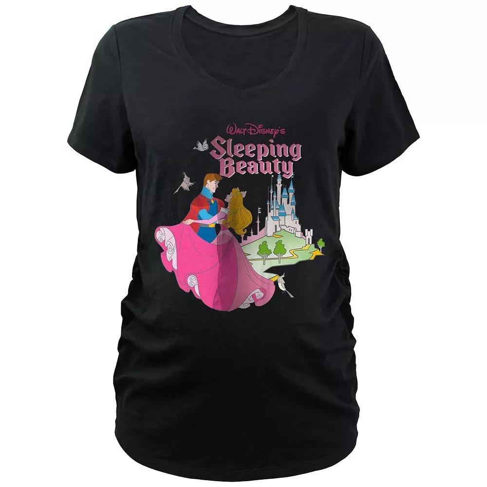 Disney's Sleeping Beauty Dance Poster Maternity Graphic Tee, Women's,  Product Image
