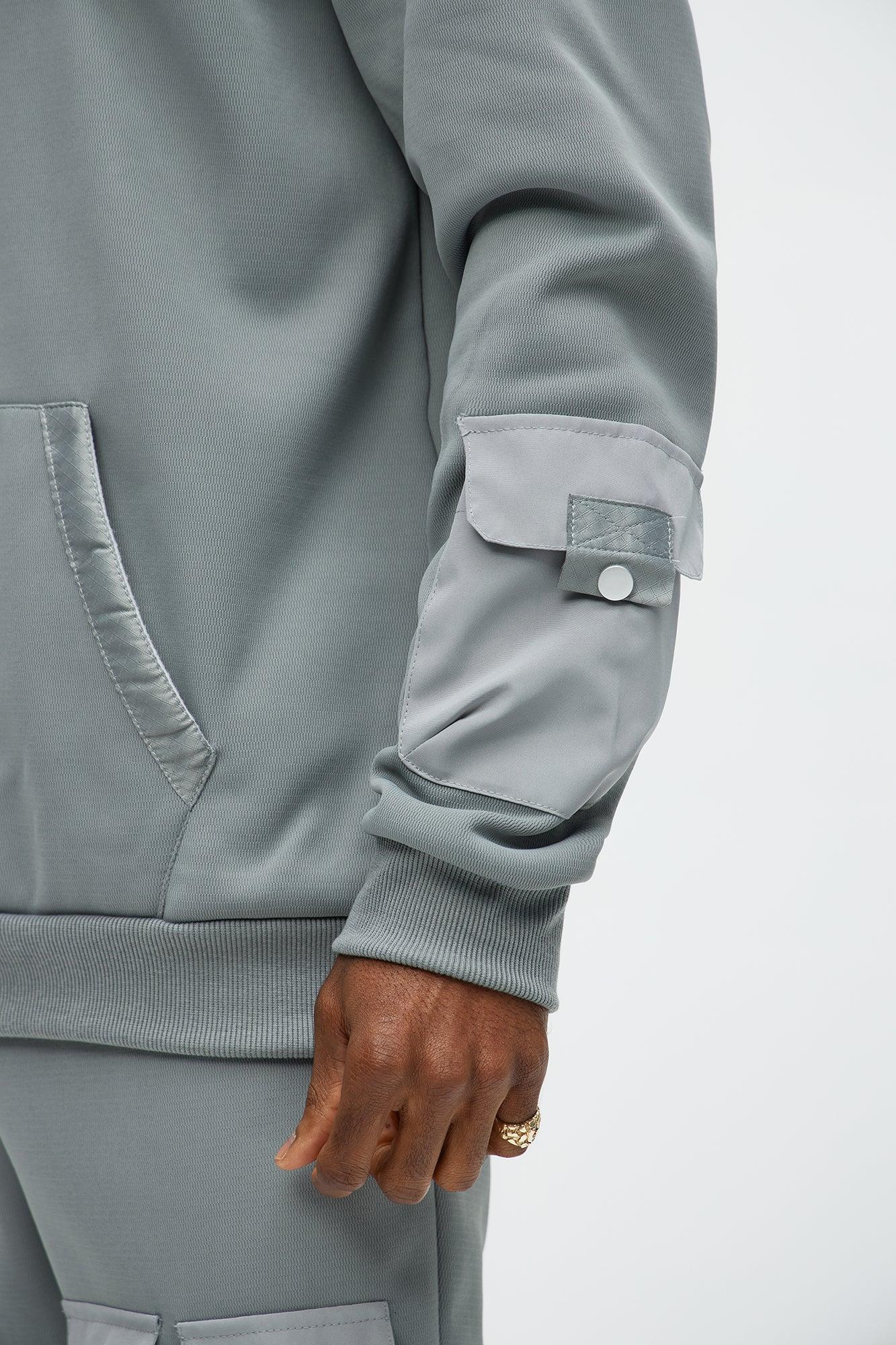 Field Cargo Hoodie - Grey Product Image
