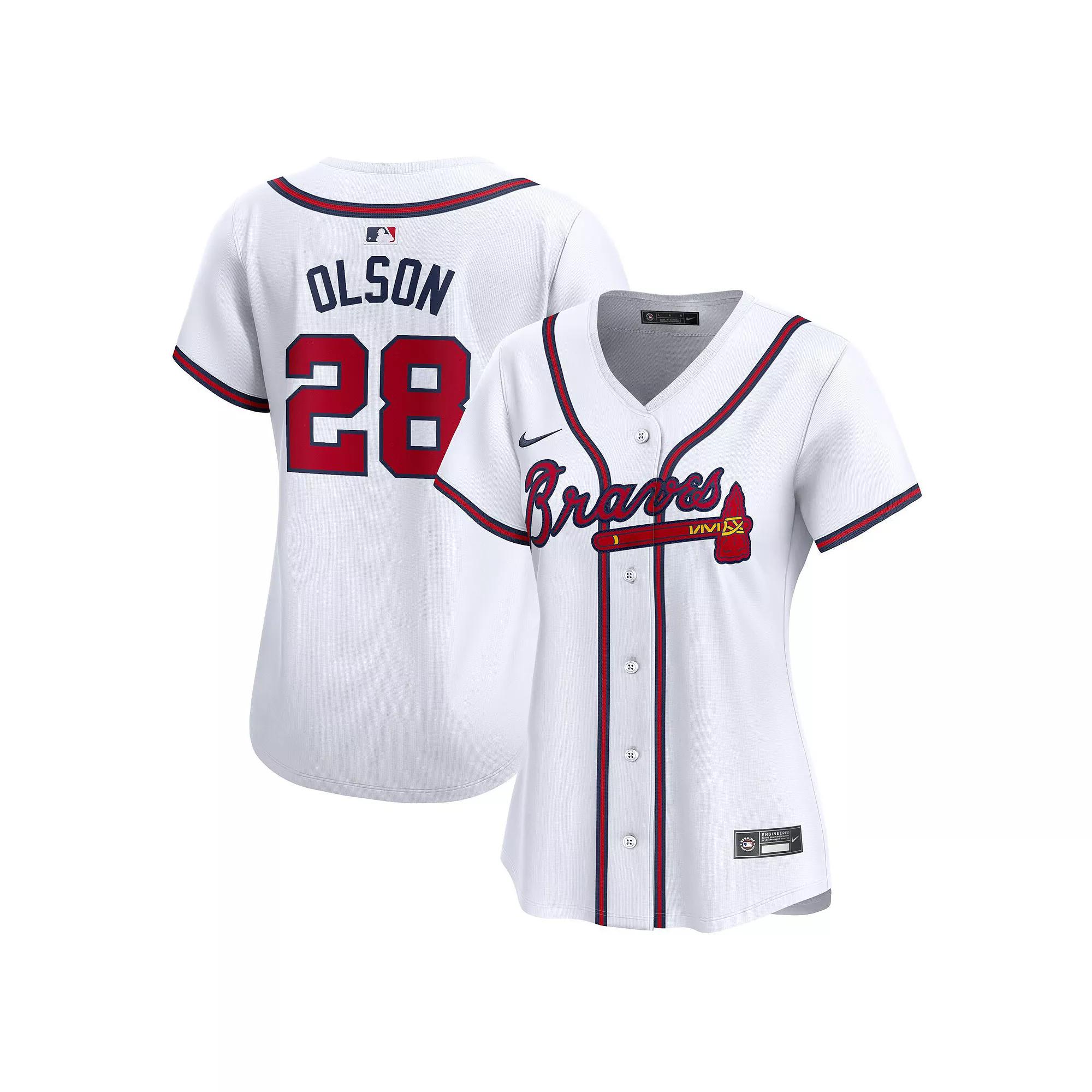 Women's Nike Matt Olson White Atlanta Braves Home Limited Player Jersey,  Product Image