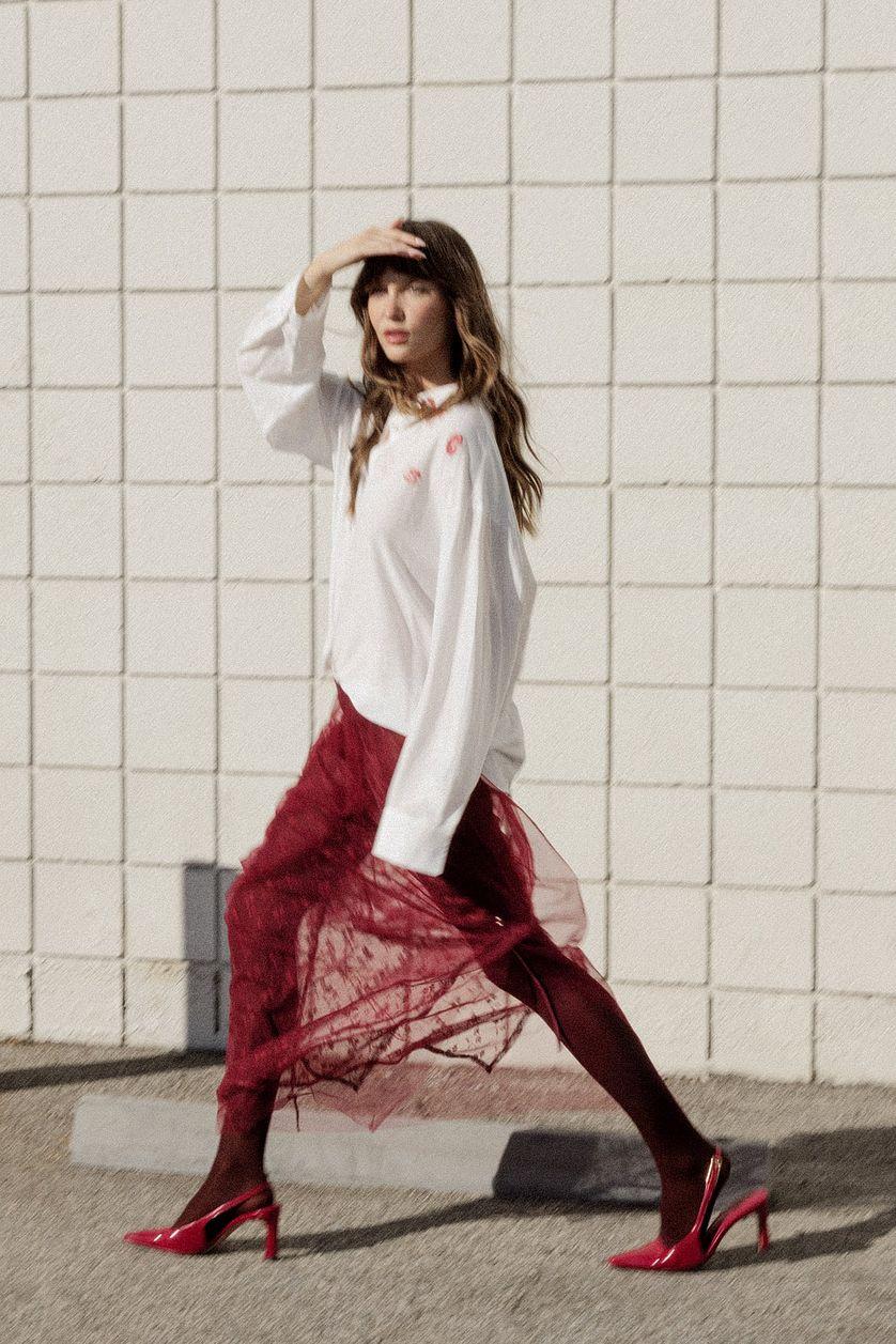 Squared Cut Slingback Pump Product Image