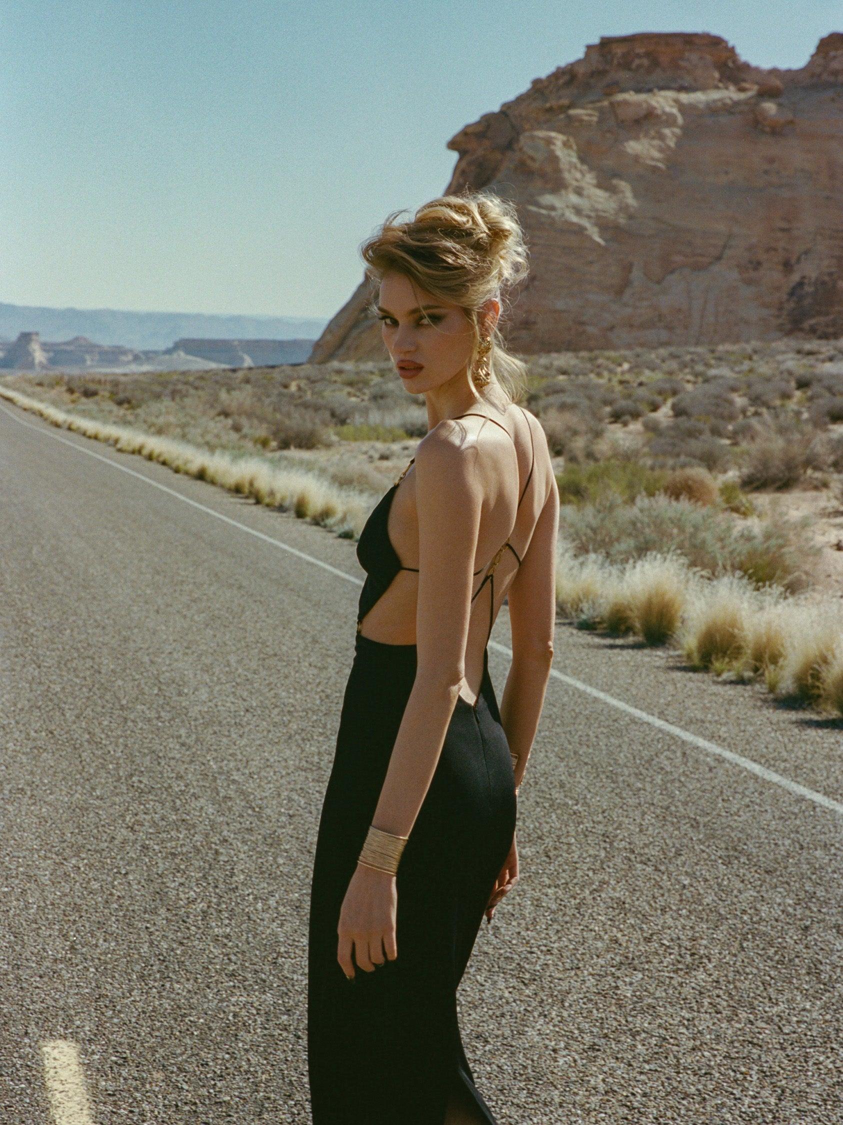 Chiara Dress (Black) (Final Sale) Product Image