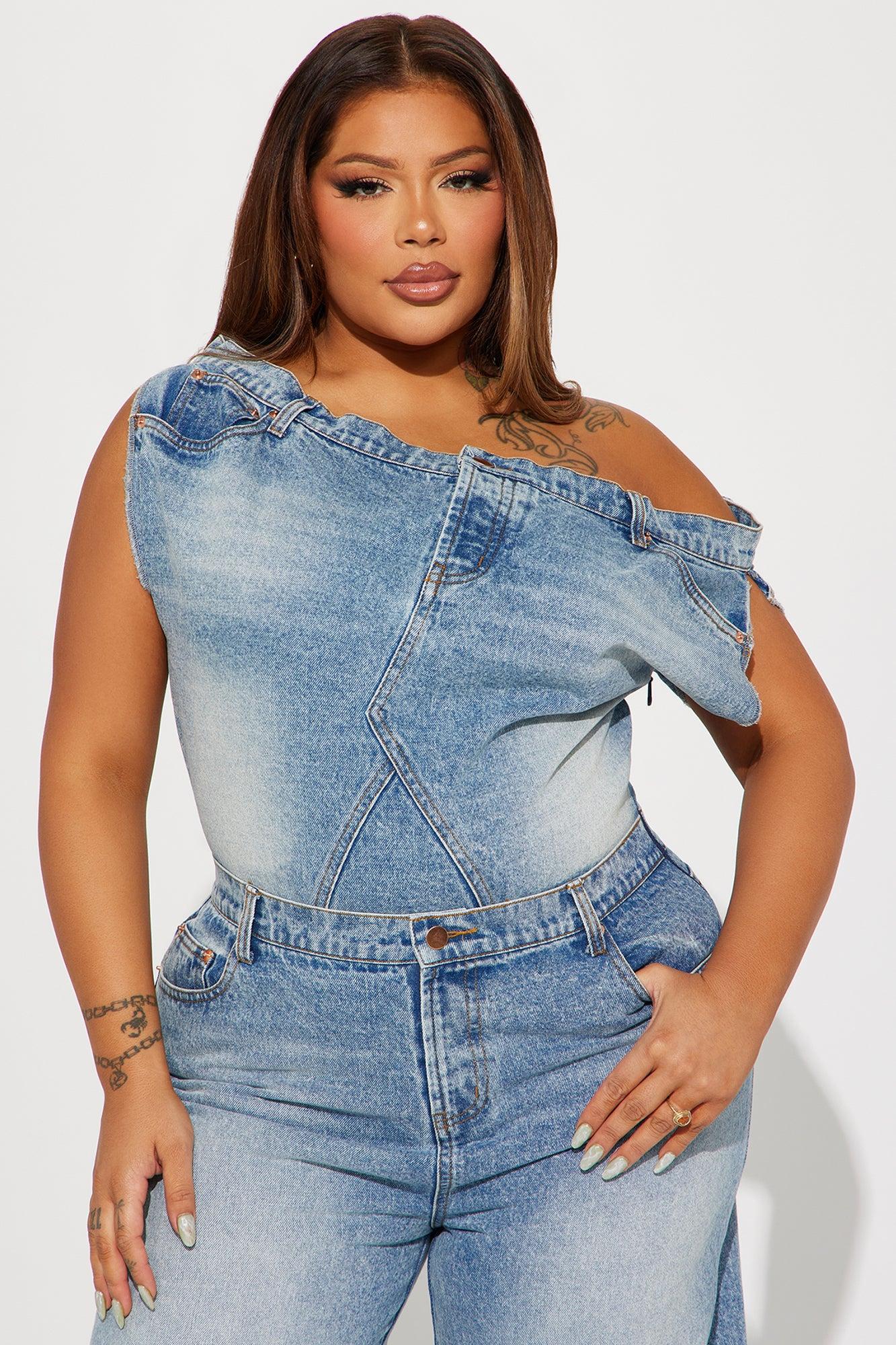 Dakota Denim Jumpsuit - Denim Product Image