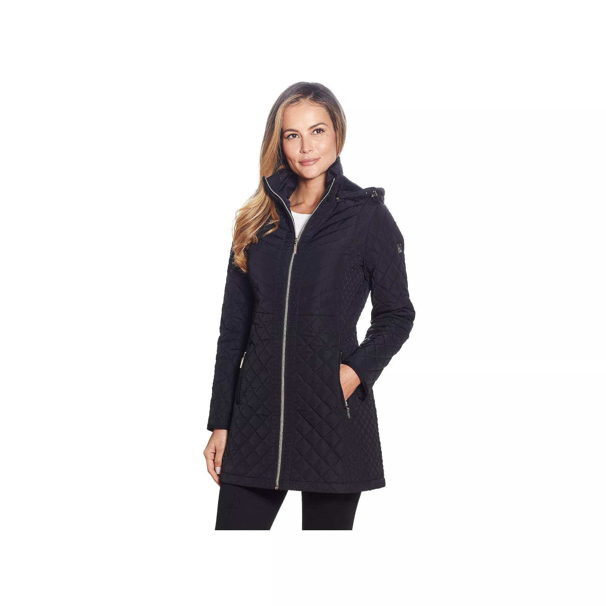 Women's Gallery Faux-Fur Hood Quilted Jacket,  Product Image