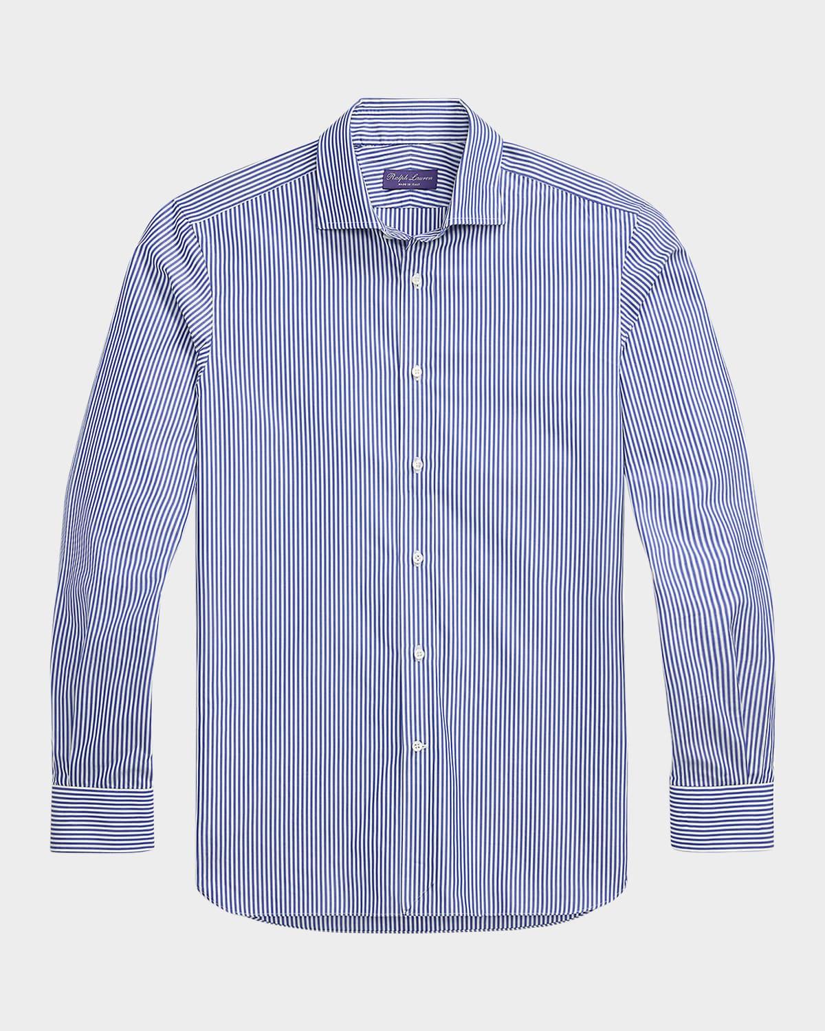 Men's NM X RL Handmade Bengal-Stripe Shirt Product Image