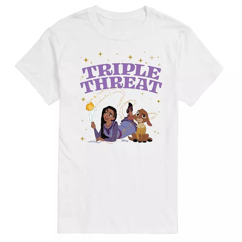 Disney's Wish Big & Tall Triple Threat Graphic Tee, Men's,  Product Image
