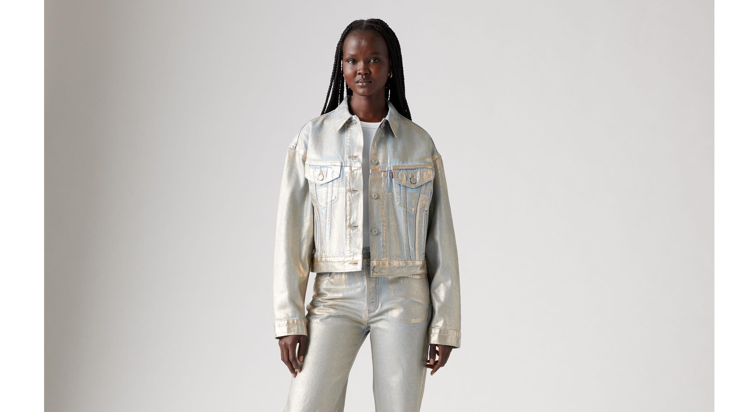 Shrunken '90s Trucker Jacket Product Image