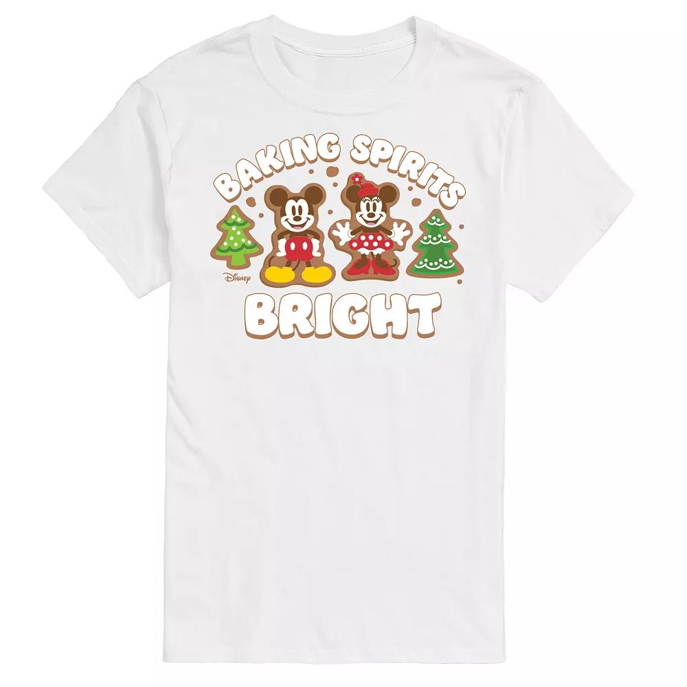Disney's Mickey & Minnie Mouse Men's Baking Spirits Bright Graphic Tee,  Product Image