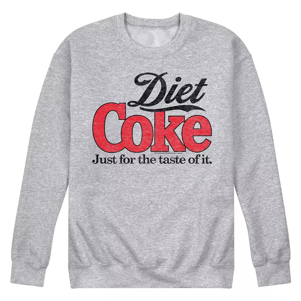 Men's Diet Coke Heart Logo Fleece Sweatshirt,  Product Image