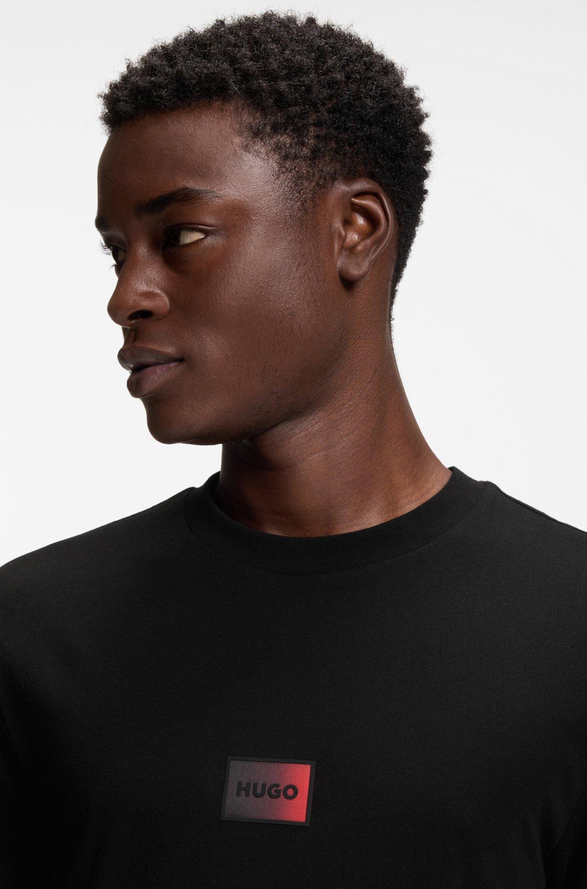 Gradient-logo T-shirt in cotton jersey Product Image