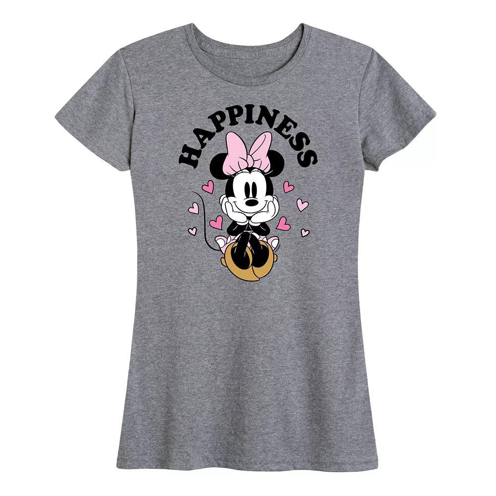 Disney's Minnie Mouse Women's Happiness Graphic Tee,  Product Image
