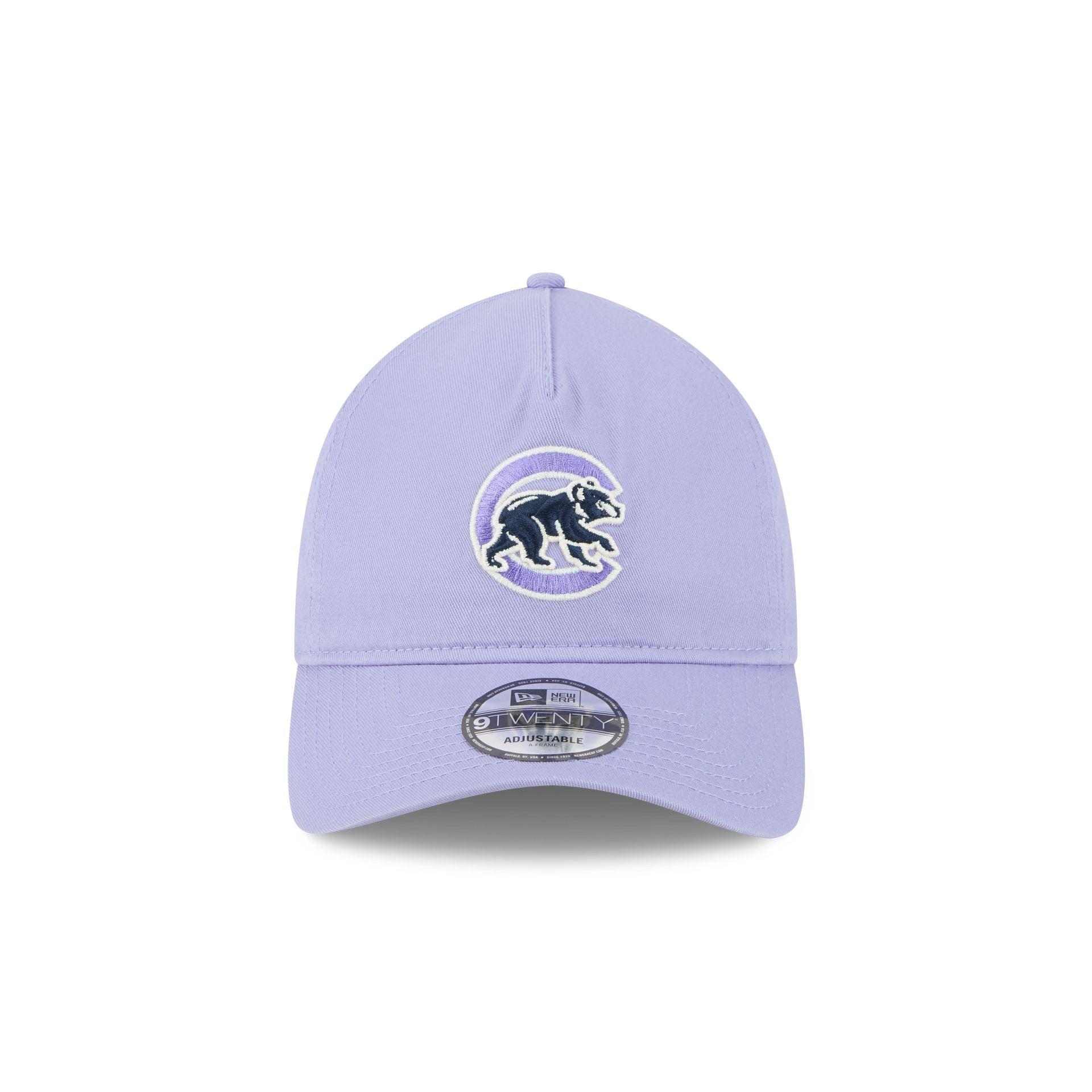 Chicago Cubs Lavender 9TWENTY A-Frame Adjustable Hat Male Product Image