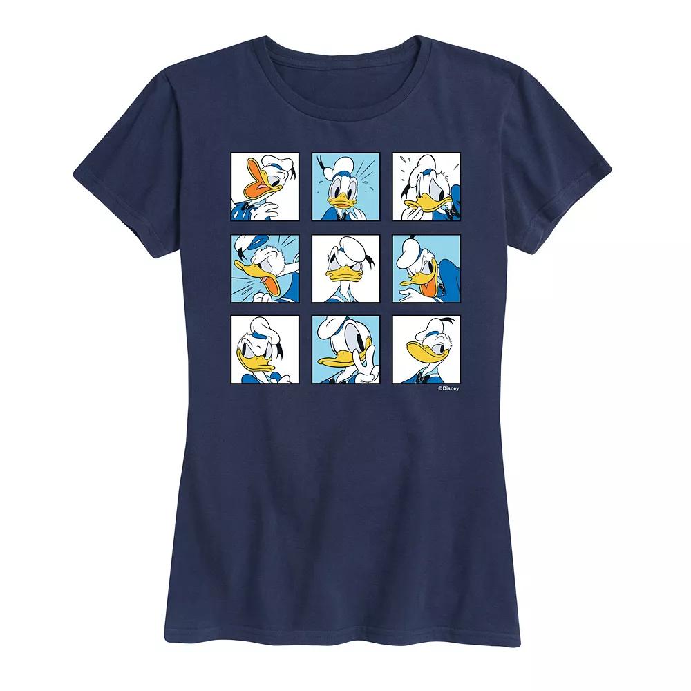Disney's Donald Duck Women's Grid Graphic Tee,  Product Image