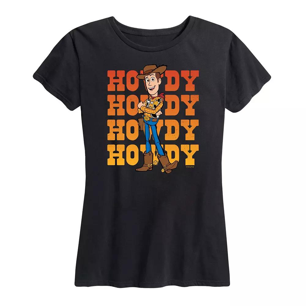Disney / Pixar's Toy Story Woody Women's Howdy Graphic Tee, Girl's,  Product Image