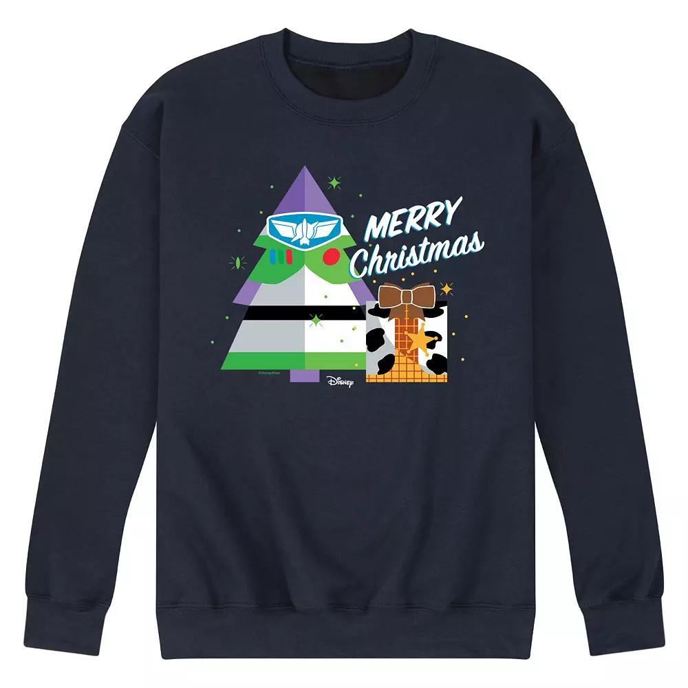 Disney / Pixar's Toy Story Men's Merry Christmas Fleece Sweatshirt,  Product Image