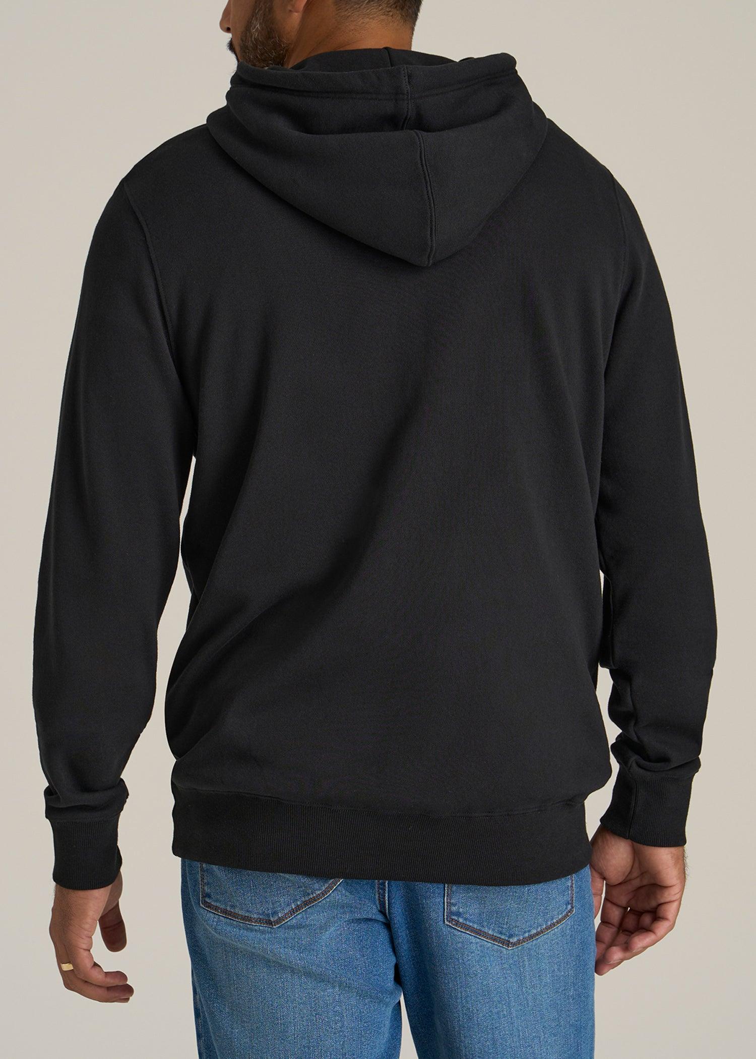 Regular Corporate Logo Hoodie for Men in Black Male Product Image